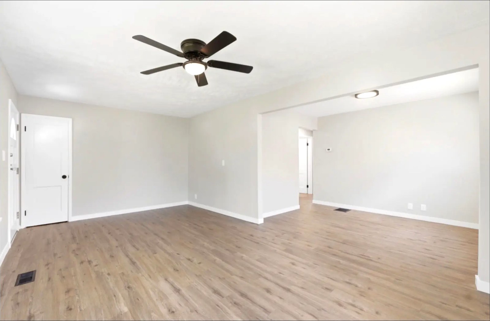 Restored Living & Dining Space