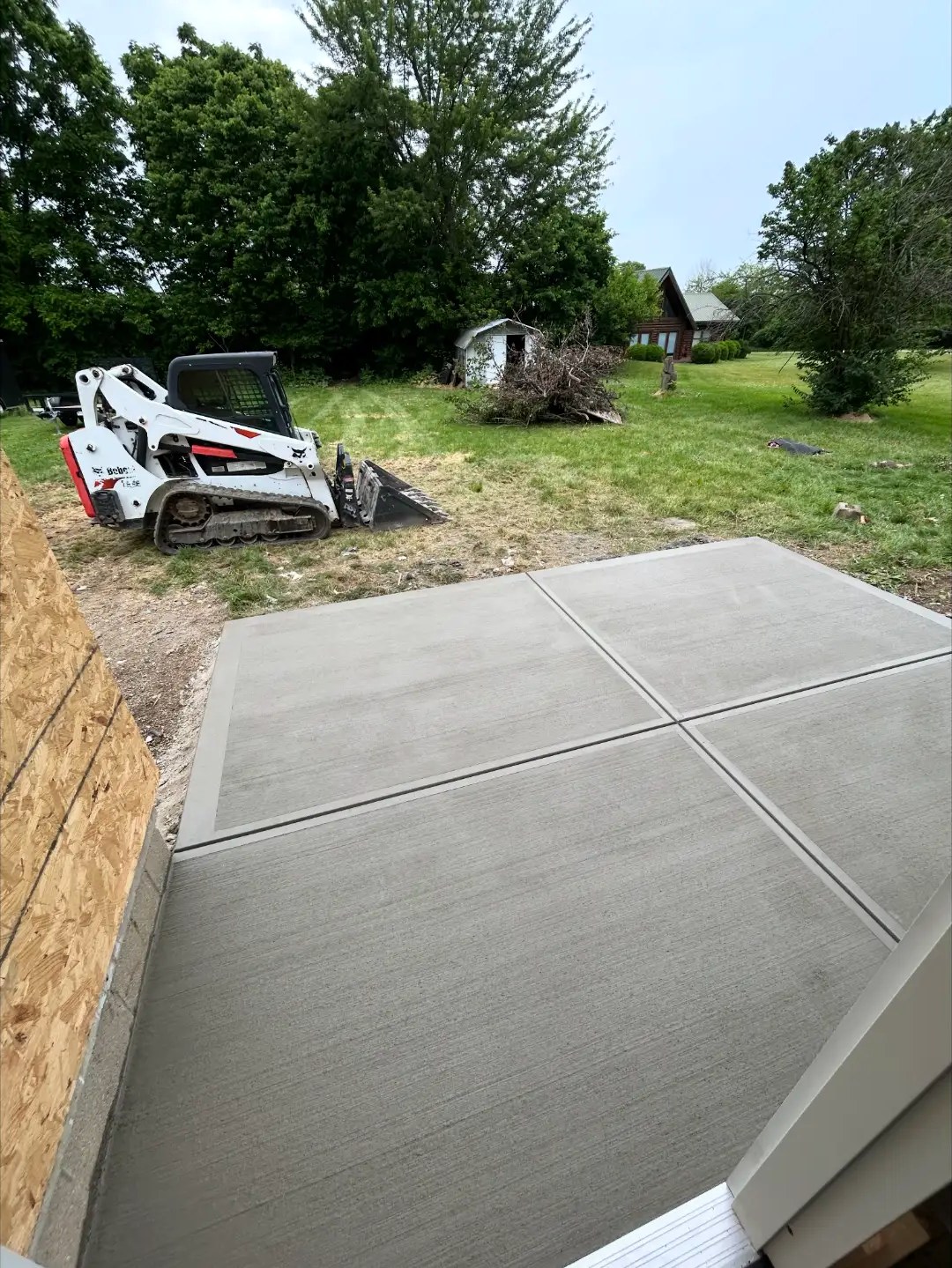 Poured Concrete Pad & Site Prep