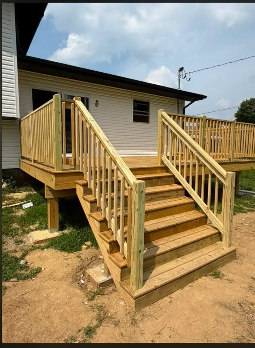 Pressure-Treated Deck & Railing