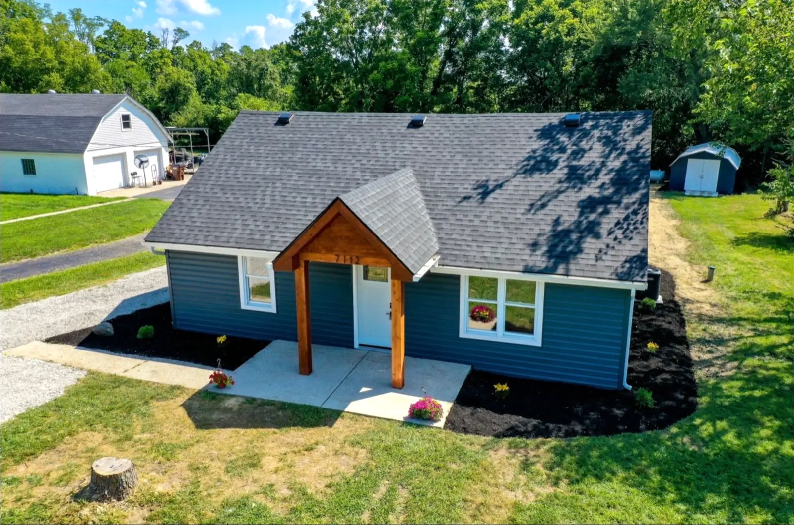 New Build Cape Cod with Cedar Porch