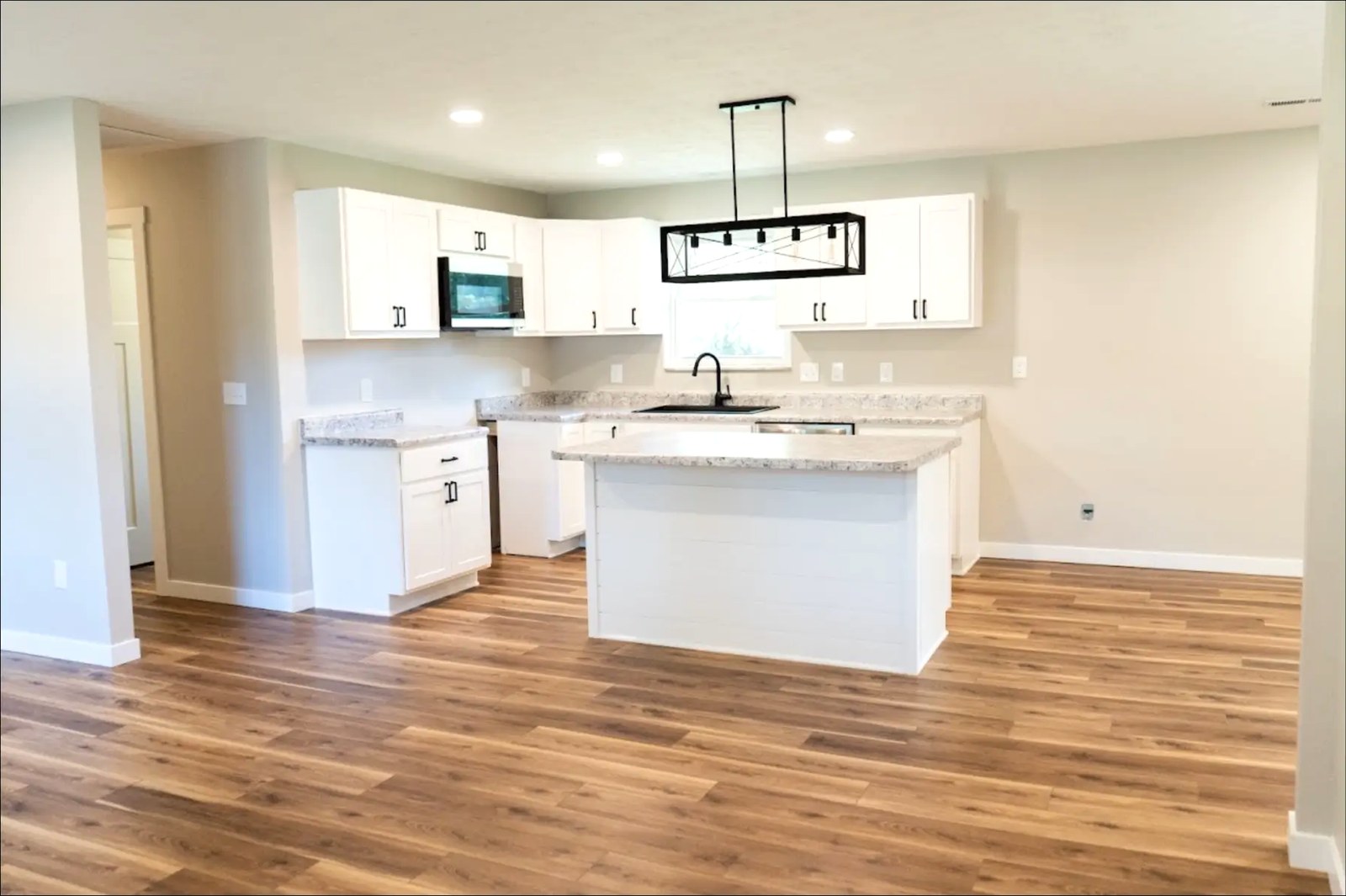 Shiplap Island & Open Concept Kitchen